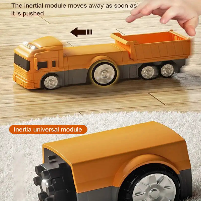 Children's Magnetic Engineering Car Assembly Toy