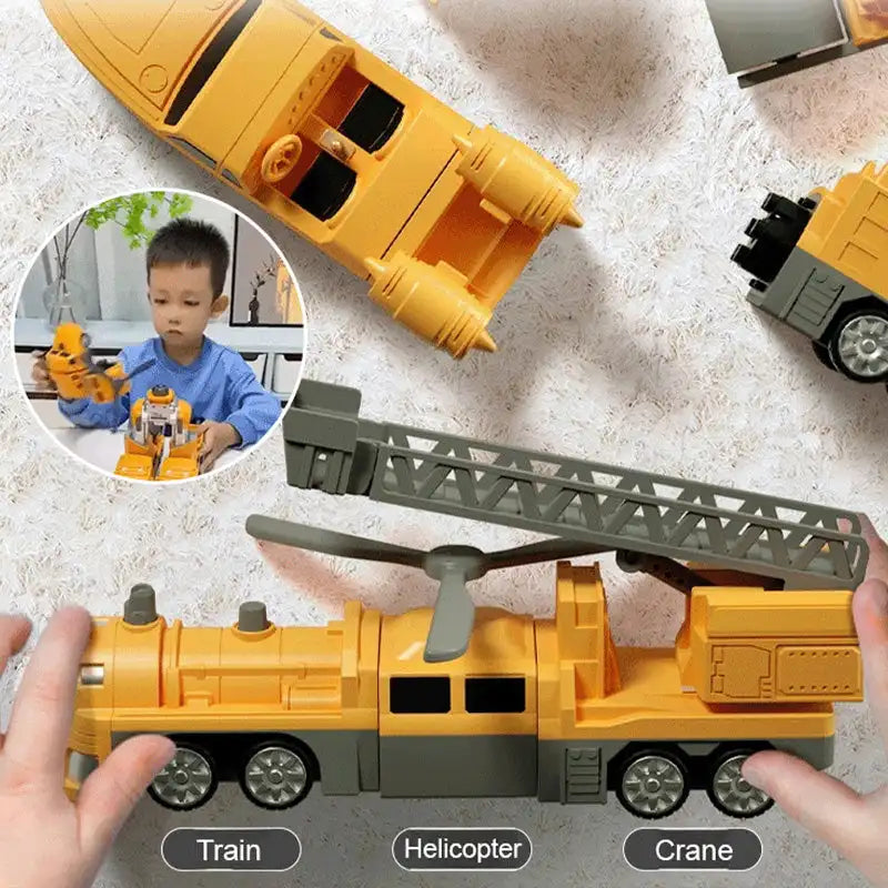 Children's Magnetic Engineering Car Assembly Toy