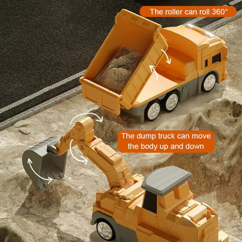 Children's Magnetic Engineering Car Assembly Toy