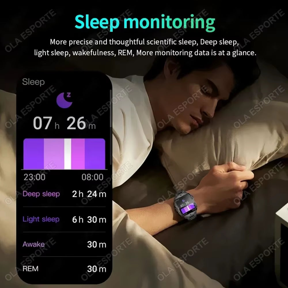 Introducing the Cutting-Edge Original Men Smartwatch: Your Ultimate Fitness Companion with Bluetooth Calling and IP68 Waterproofing - Perfect for Android and iOS Devices!